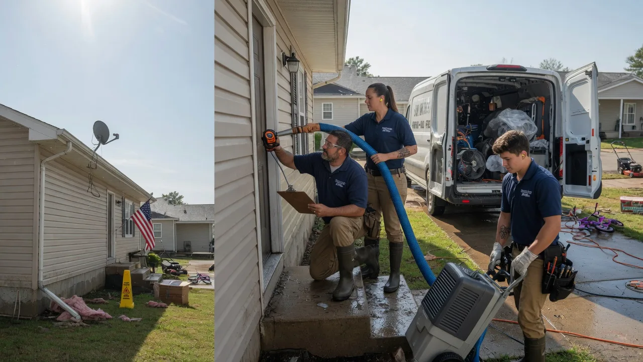 Ceiling Water Damage Restoration in Samburg, TN near me